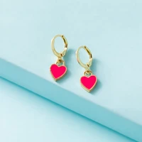 vg 6ym new fashion love pendant womens earrings same model alloy earrings jewelry wholesale direct sales