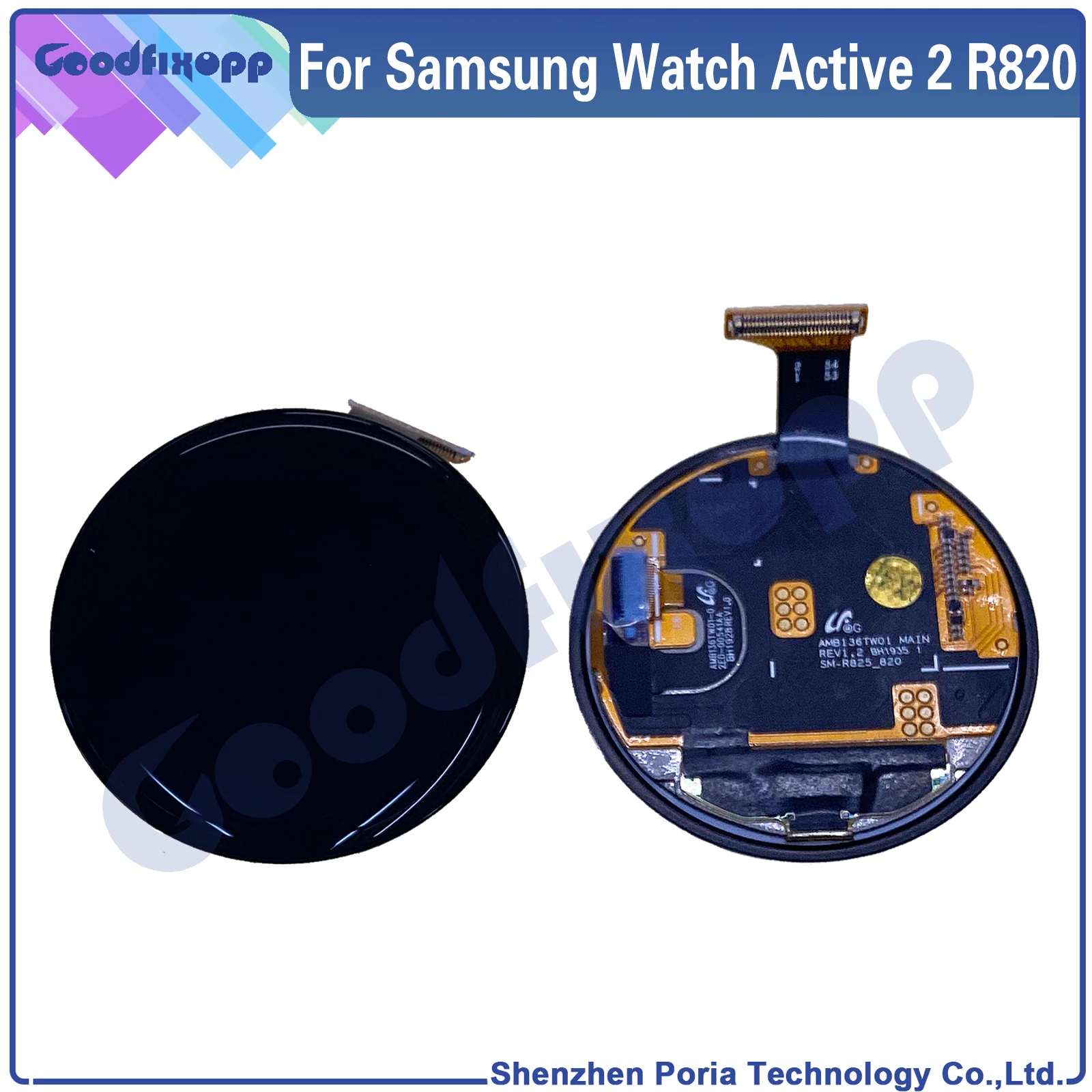 Оригинальный дисплей для часов Samsung Watch Actire 2 R820 44 мм, ЖК-дисплей в сборе, сенсорный экран
