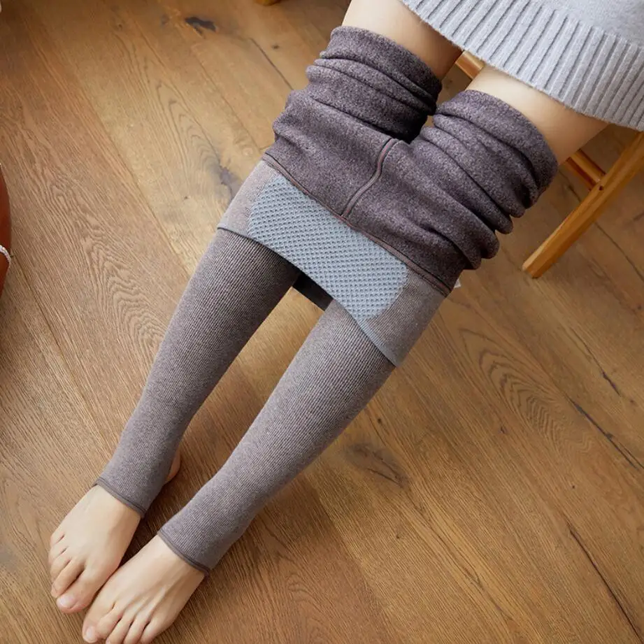 Модные теплые зимние бархатные плотные женские колготки 6 цветов 390 г пикантные