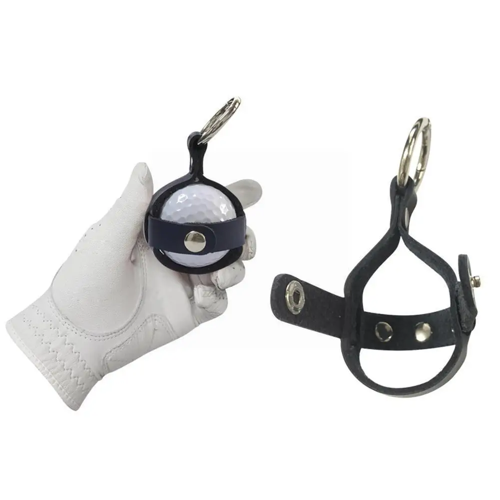 

Wear Resistant Cowhide Golf Ball Bag Quick Access Stylish Portable Protective Outdoor Soft Accessories Cover Golf Golf Ball V0d1