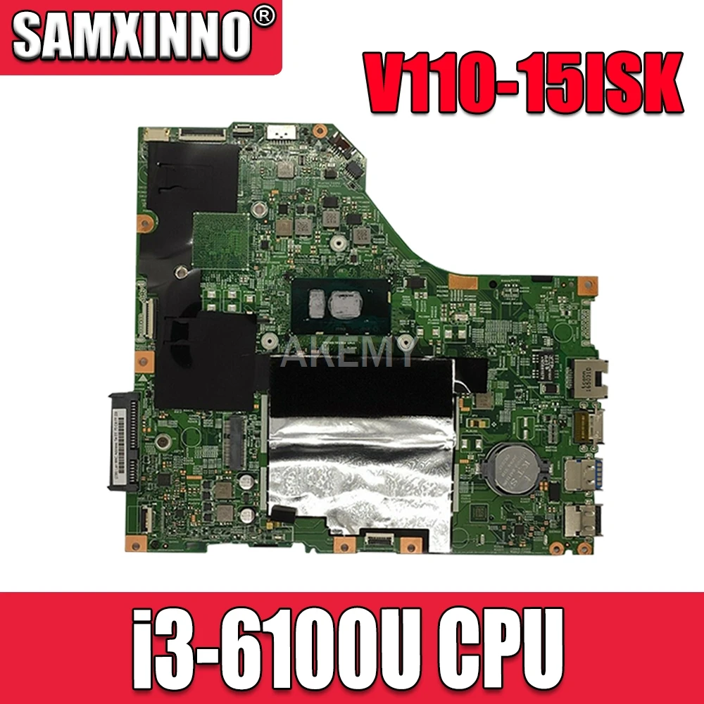 MB 5B20L78374 para Lenovo V110-15ISK Laptop Motherboard I3-6100/6006 RAM 4G LV115SK MB 15277-1 448.08B01.0011 DDR4 100% probado