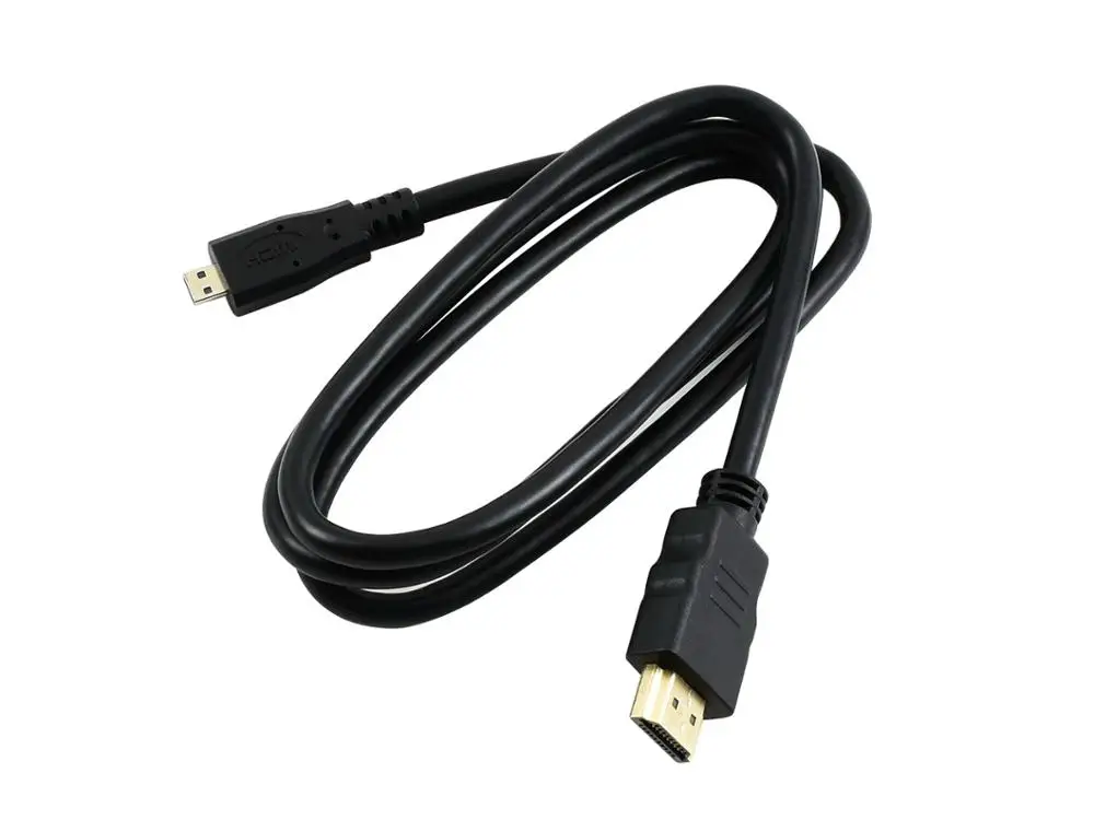 Кабель Waveshare HDMI-Micro HDMI передача видео высокой четкости подходит для Raspberry Pi 4B |