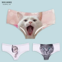 cute cat panties sexy underwear women panties majtki damskie womens panties women thong cotton culotte femme coton panties