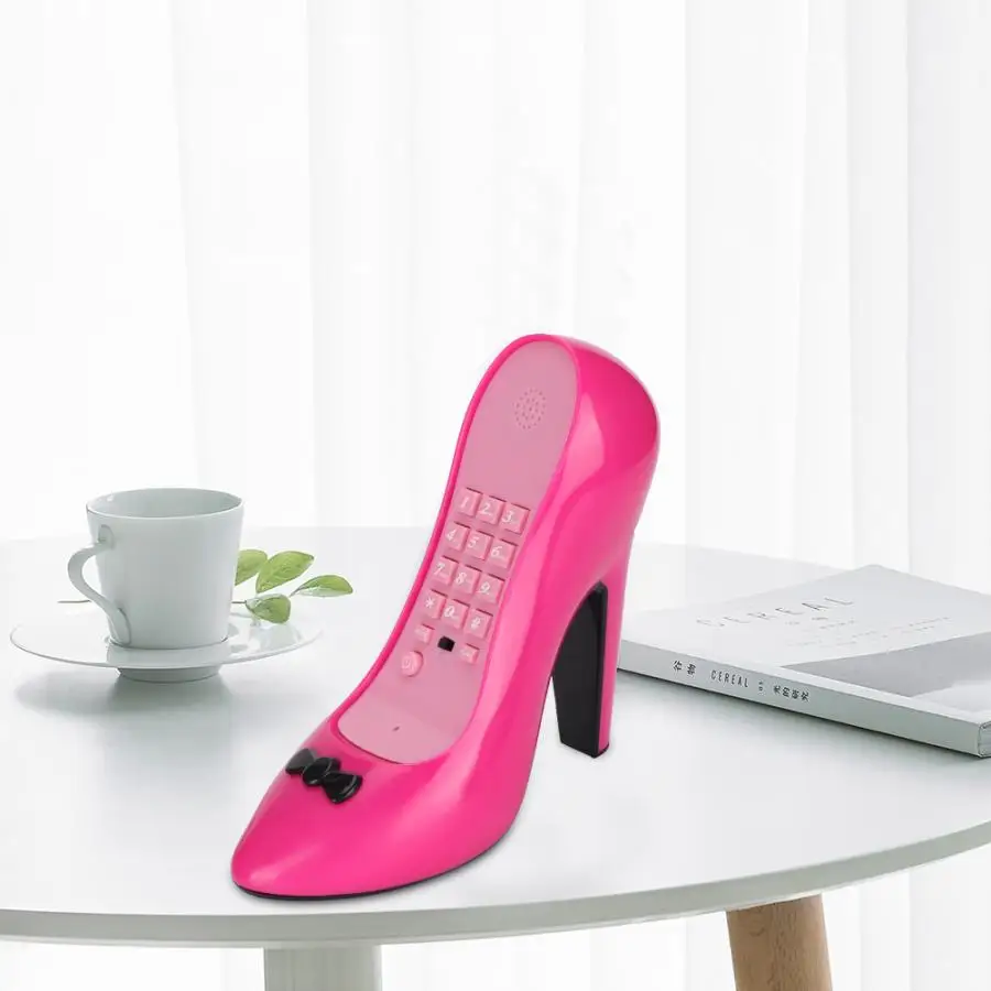 WX-3122 обувь на высоком каблуке телефон домашний офис Настольный телефон стационарная Мода Новинка