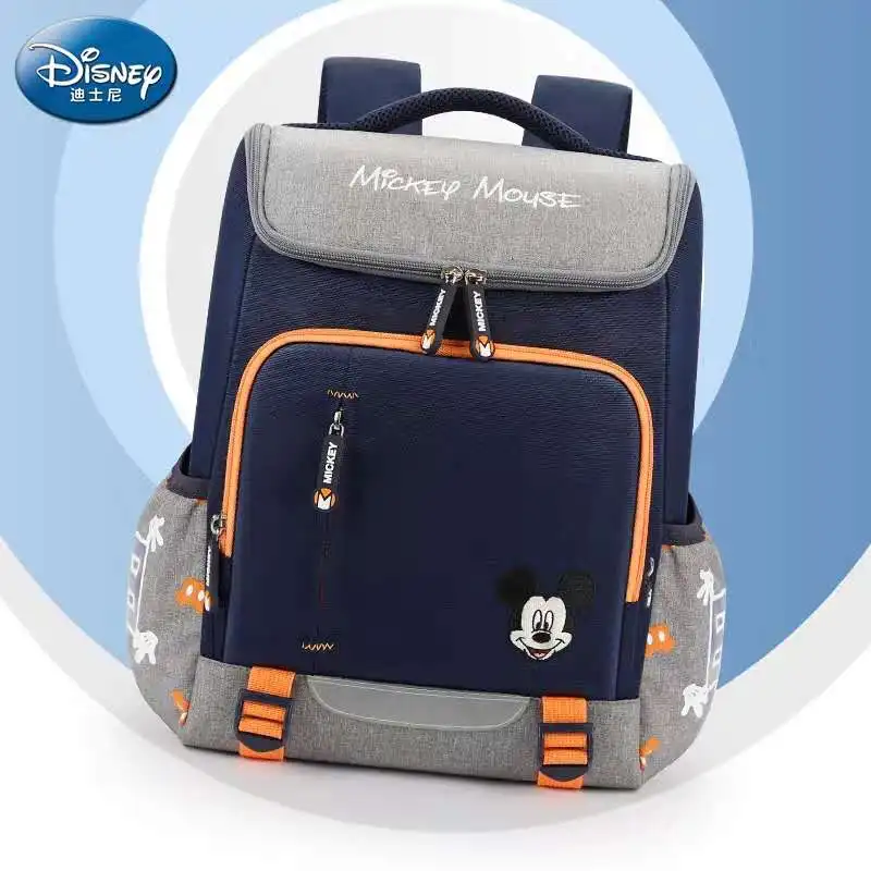 Disney школьные сумки для мальчиков и девочек ортопедический дышащий рюкзак большой емкости супер светильник сумки через плечо для учеников н...