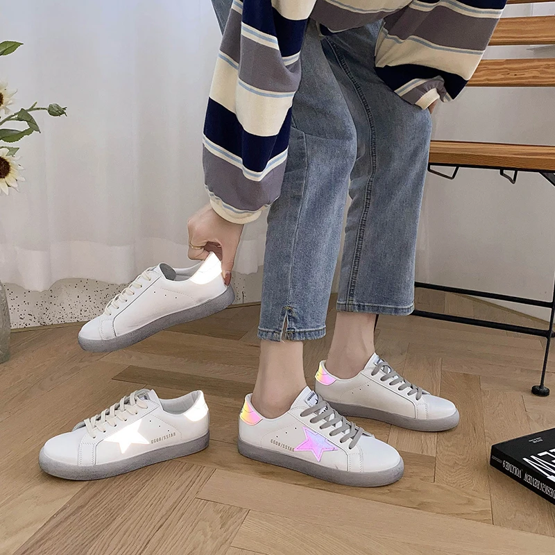 

Designer Sneakers Women Reflection Shoes New Dirty Fashion Ladies Vulcanized Shoes Platform Sneakers Women Zapatillas De Mujer