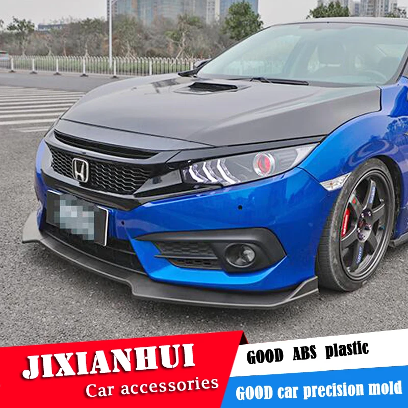 Задний спойлер для переднего бампера Honda Civic 2016 2018|Обвесы| |