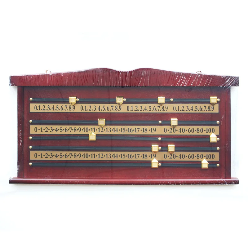 Snooker Accessory Wooden Scoreboard with plastic slider |