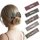 Повязка на голову женская с принтом, многофункциональная волшебная повязка на голову с бантом, аксессуары для волос для женщин