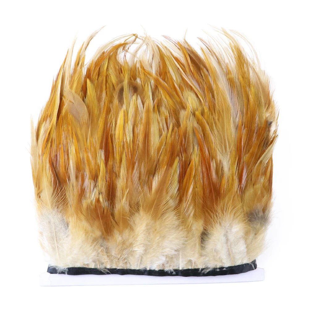 

10Meter Soft Pheasant Feather Ruban Trim 10-15cm for Crafts Stage Clothing Wedding Party Decoration Accessorie Chicken Plumes