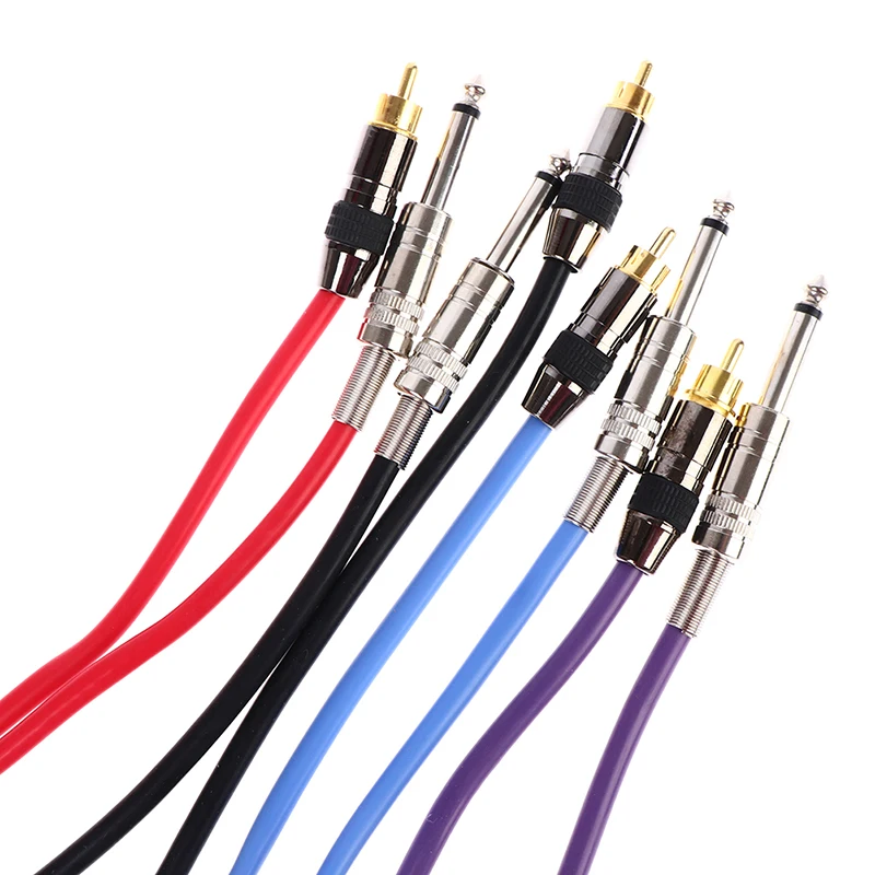 

Tattoo Clip Cord RCA Switch Hook Line Power Cord 2.4m Soft Tattoo Cable Machine