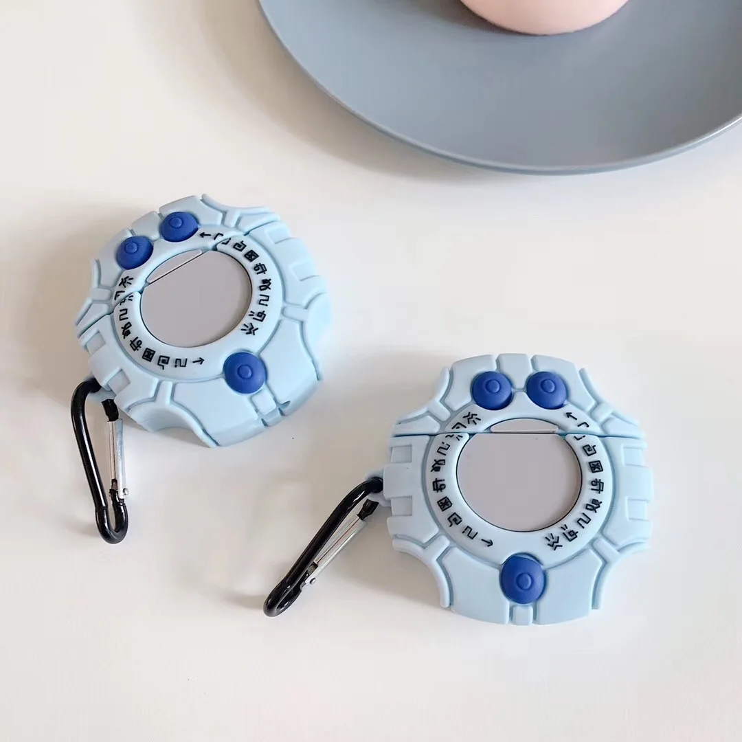 3D Прекрасный Digimon bugbear Digivice корпусы гарнитурные для Apple Airpods 1/2 силиконовый защитный чехол для наушников
