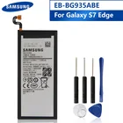 Оригинальная запасная аккумуляторная батарея для телефона Samsung GALAXY S7 Edge G9350 G935FD, зеркальная батарея 3600 мАч