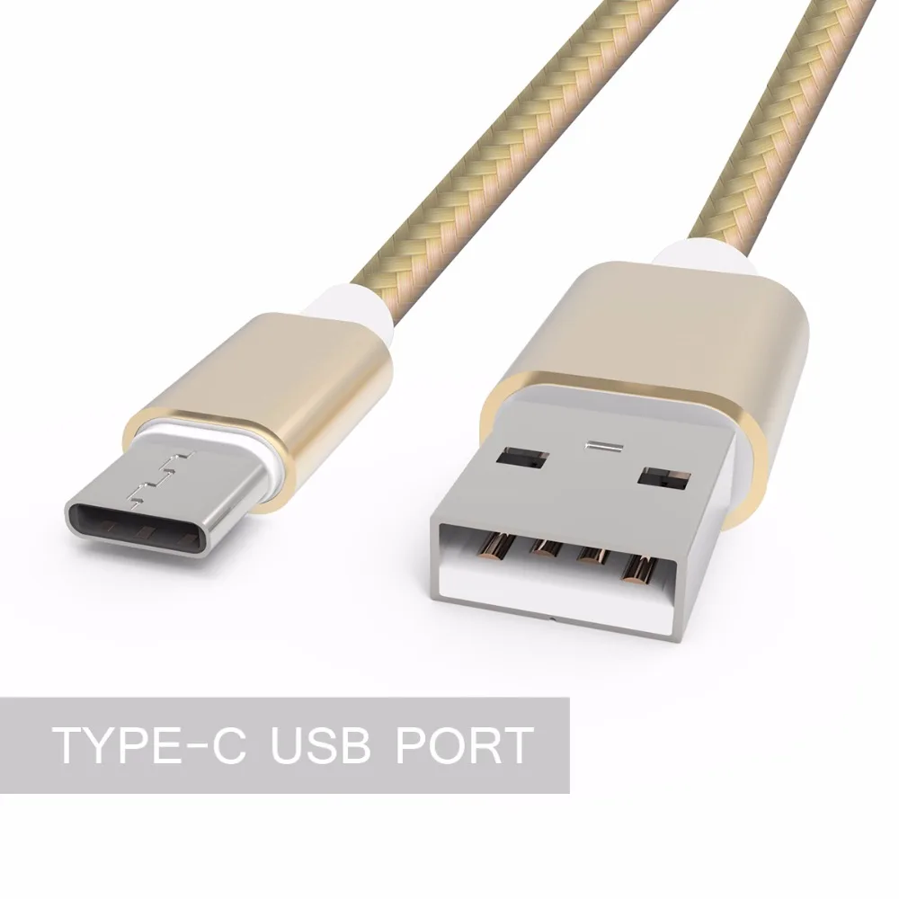Тип usb C 2.4A быстрой зарядки смартфона Android синхронизации передачи данных Зарядное устройство нейлоновый шнур для samsung Galaxy S9 S8+ примечание 9 8