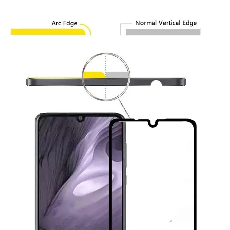 Полное покрытие из закаленного стекла для Motorola Moto G8 Plus One Macro Z4 E6 Z3 Play Z2 Force P30 Note X4