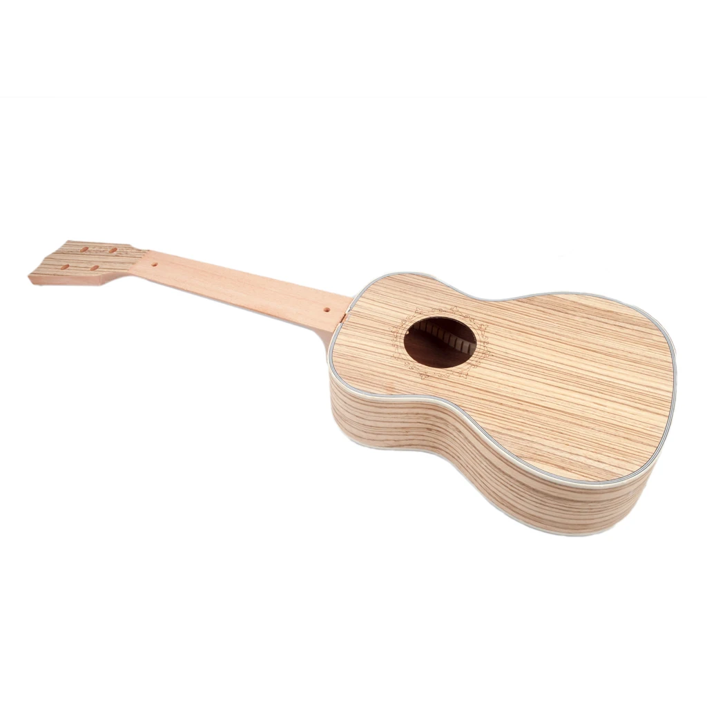 23 Inch Zebrawood Ukulele Concert Hawaii Guitar Uke Kit Musical Instrument DIY | Спорт и развлечения
