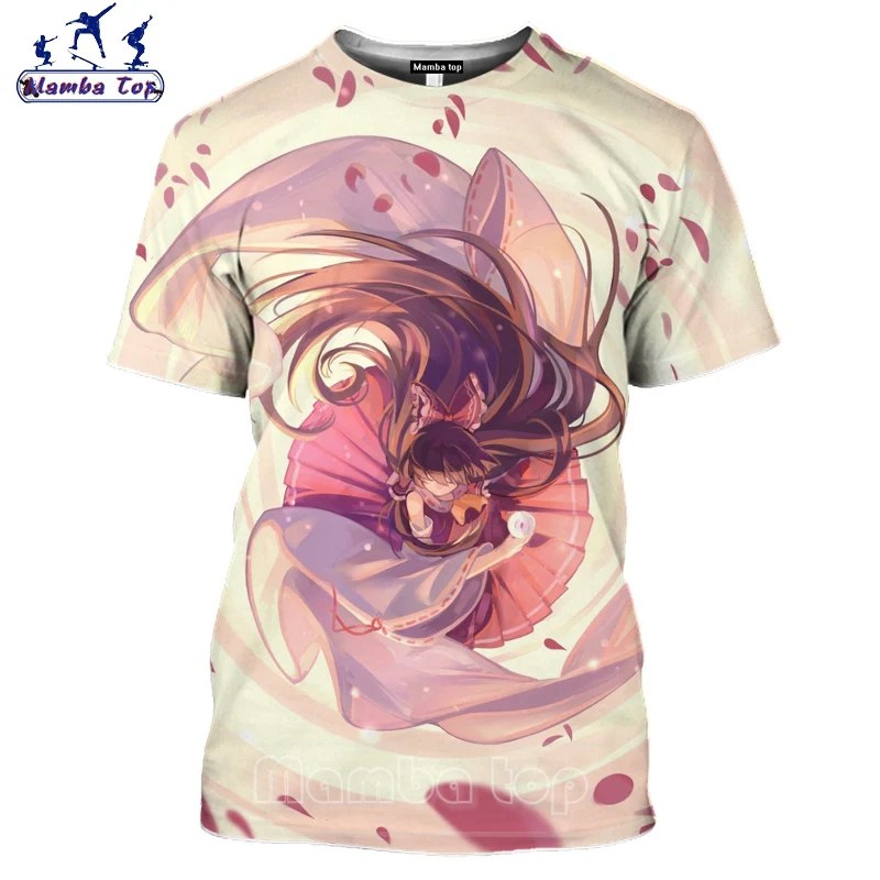 Топ Mamba для аниме-девушек Мужская модная 3D футболка японского проекта манга