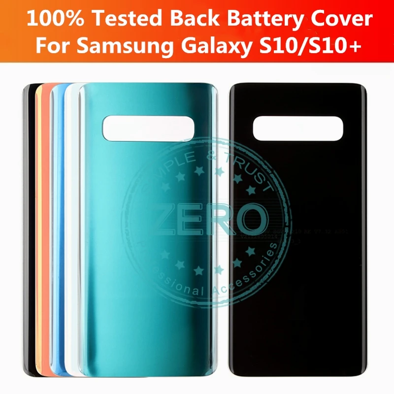 100% Протестировано для Samsung Galaxy S10 /S10 Plus задняя крышка батарейного отсека + S10Plus