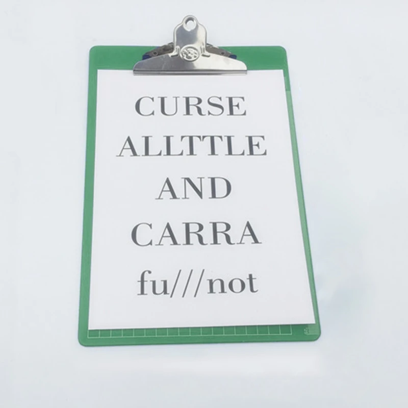 

Plastic A5 File Paper Clip Writing Board With Clip Document Clipboard Scale Kit