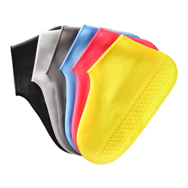 

1 Pair Boots Waterproof Shoe Cover Silicone Material Unisex Shoes Protectors Rain Boots for Indoor Outdoor Rainy Days Reusable