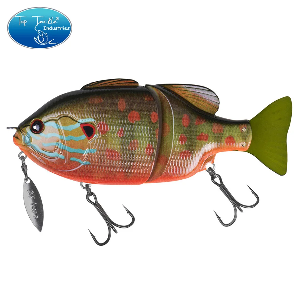CF приманка 120 мм 50 г 140 мм 70 г Topwater Tilapia плавающая шарнирная приманка с спиннером Swimbaits приманка для ловли окуня - Цвет: COLOR 19 12