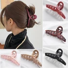 Винтажные заколки для волос для женщин простой зажим для конского хвоста Высококачественная большая геометрическая заколка для волос для девочек аксессуары для волос
