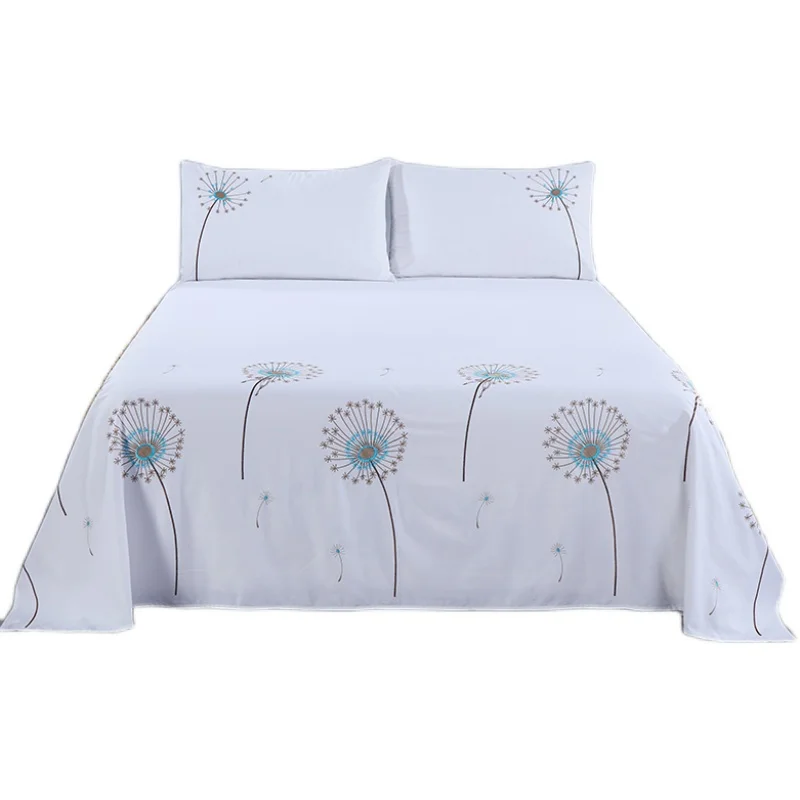 

Cotton twill embroidered Queen Size Sheet Set Hotel Luxury Bed Sheets Extra Soft Breathable & Cooling Sheets Wrinkle Free Comfy