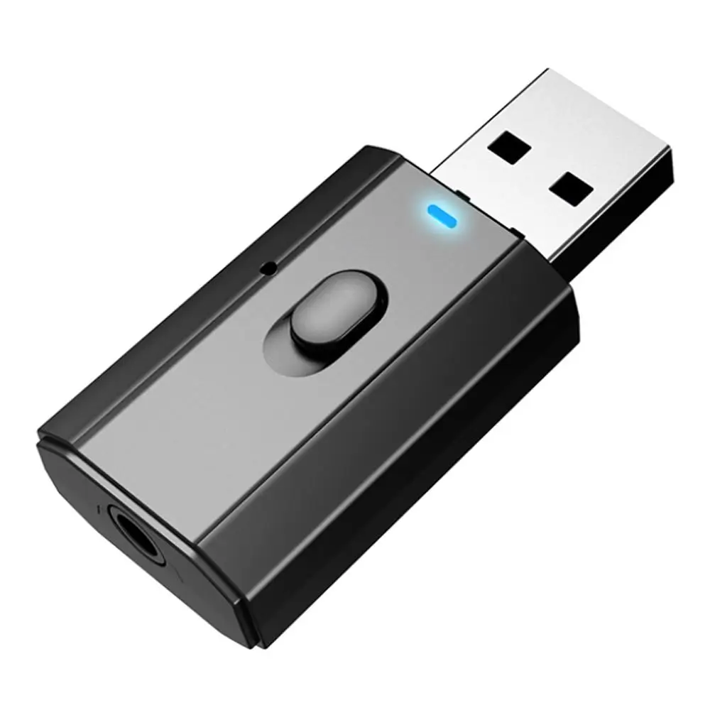 Bluetooth 5 0 адаптер USB беспроводной передатчик приемник Музыка Аудио для ПК ТВ