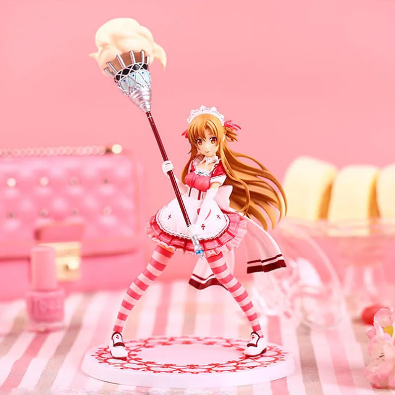 

Japan Original BANDAI Sword Art Online Yuuki Asuna Maid Figure, anime character