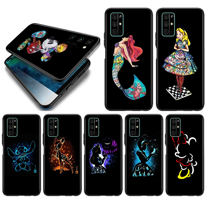 

Silicone Cover Disney Princess Marvel For Honor 9 9S 9A 9C 9X 9N 9i V9 10 10i 10X X10 Lite Pro Shockproof Phone Case