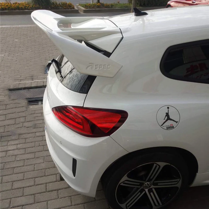 

For Volkswagen Scirocco High Quality ABS Material Primer Color Car Rear roof Lip Wing spoiler For Volkswagen Scirocco 2010 - UP