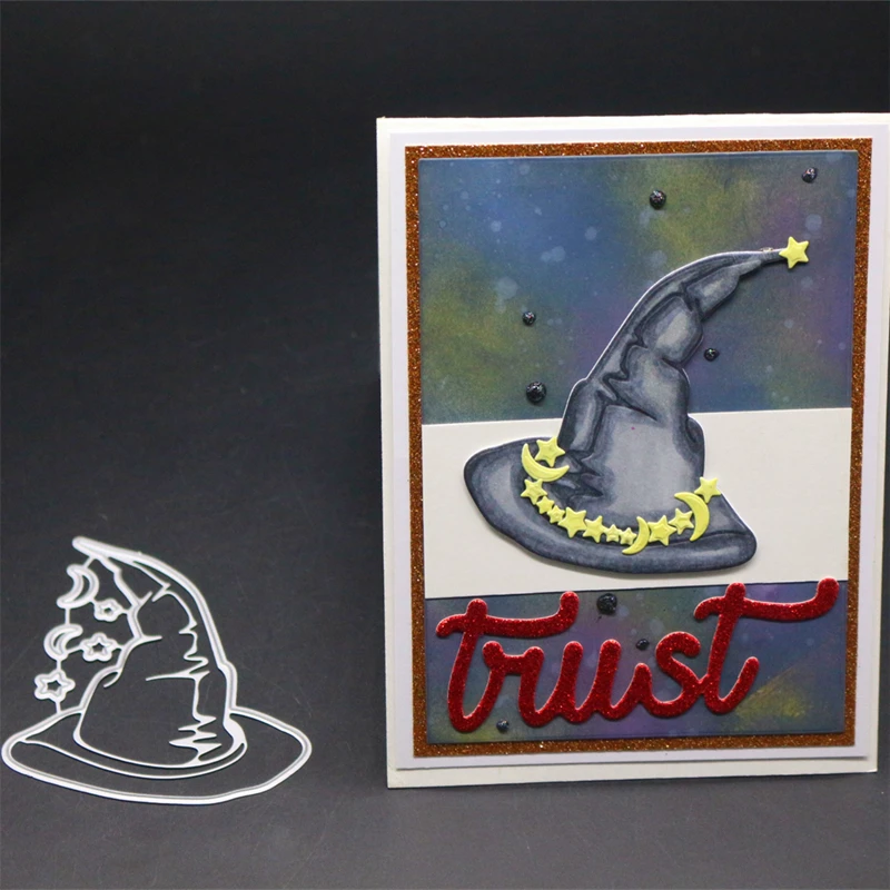 Металлические штампы YINISE для скрапбукинга трафареты шляпы сделай сам бумажные