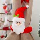 Держатель для штор на Рождество, украшения для дома, новый год 2021, Санта-Клаус, Рождественский Декор, рождественский подарок