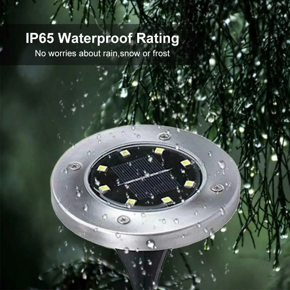 

Solar Led Underground Lamp Outdoor Waterproof IP65 Courtyard Lawn Lamp Solar Street Light Garden Buried Stair Yard Garden
