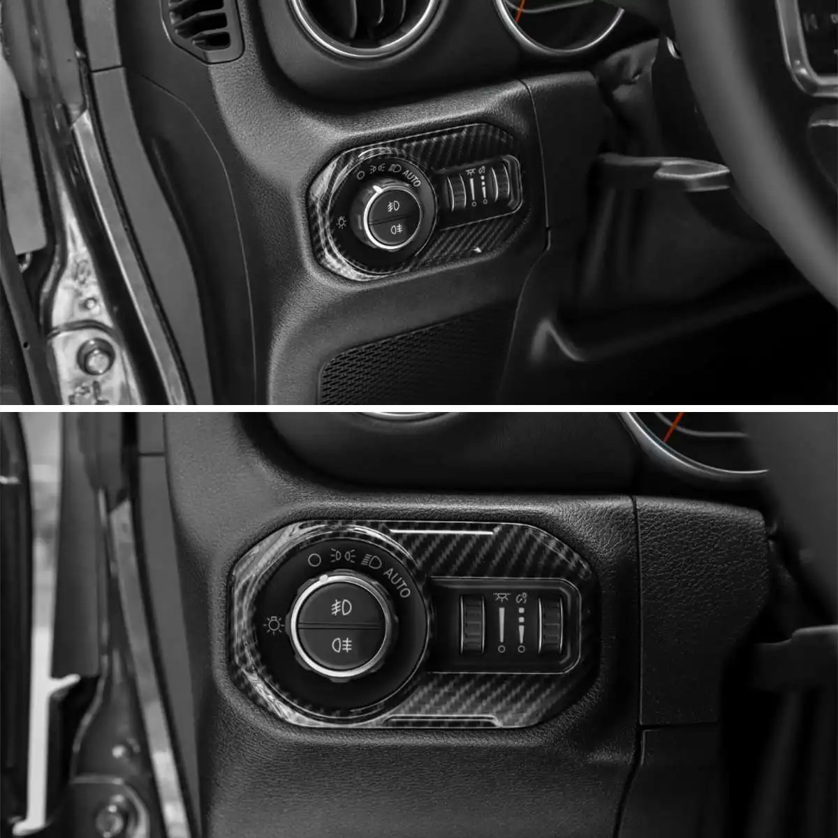 Горячая Распродажа наклейки для интерьера из углеродного волокна головной