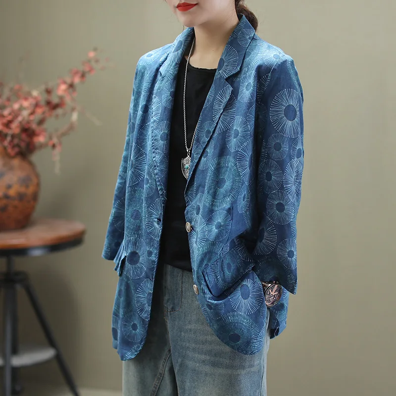 2020 весенние куртки женские Ретро Свободные повседневные универсальное пальто