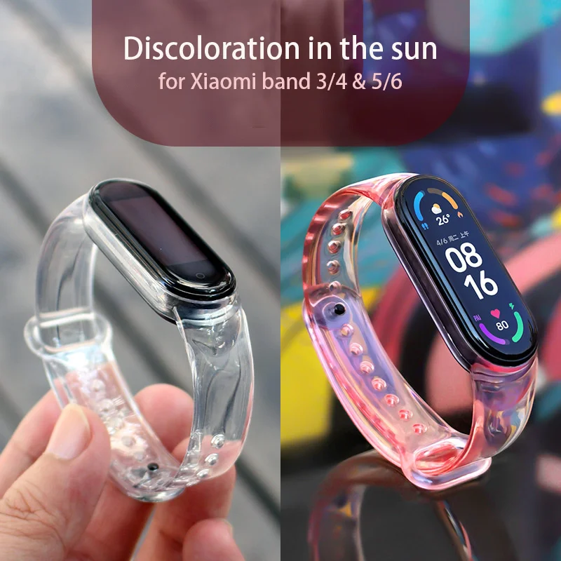 Одноразовый прозрачный тонкий защитный чехол ремешок для Xiaomi MI Band 6 5 4 3 2 сменный