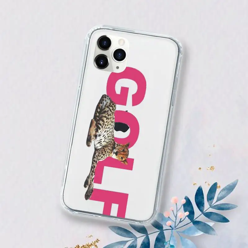 

Tyler Creator golf Phone Case Transparent for iPhone 11 12 mini pro XS MAX 6 6S 8 7 Plus X 5S SE 2020 XR