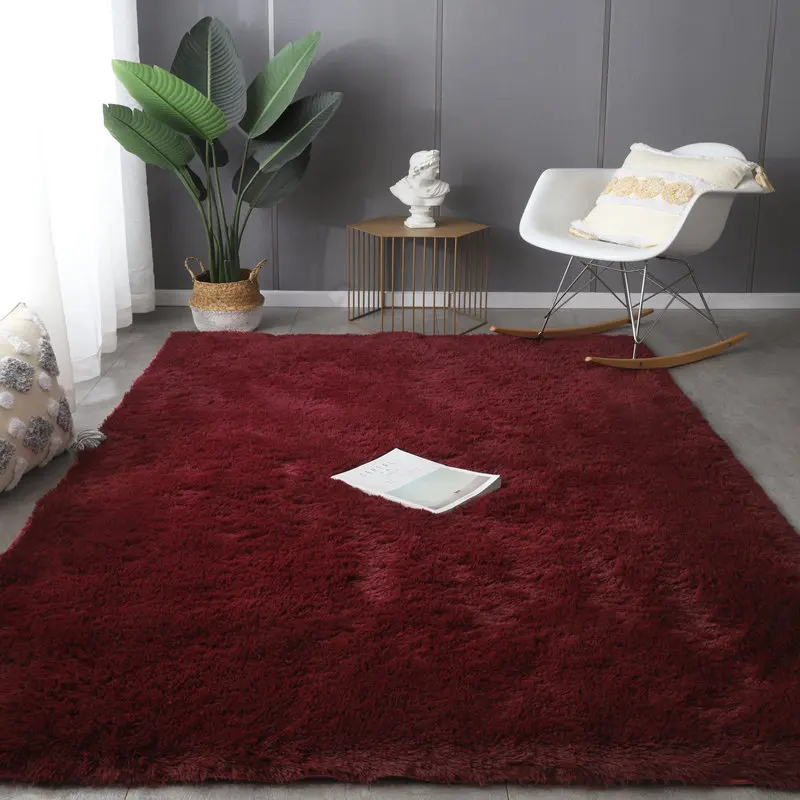 Пушистые абстрактные Коврики для спальни пушистый меховой ковер супер мягкий