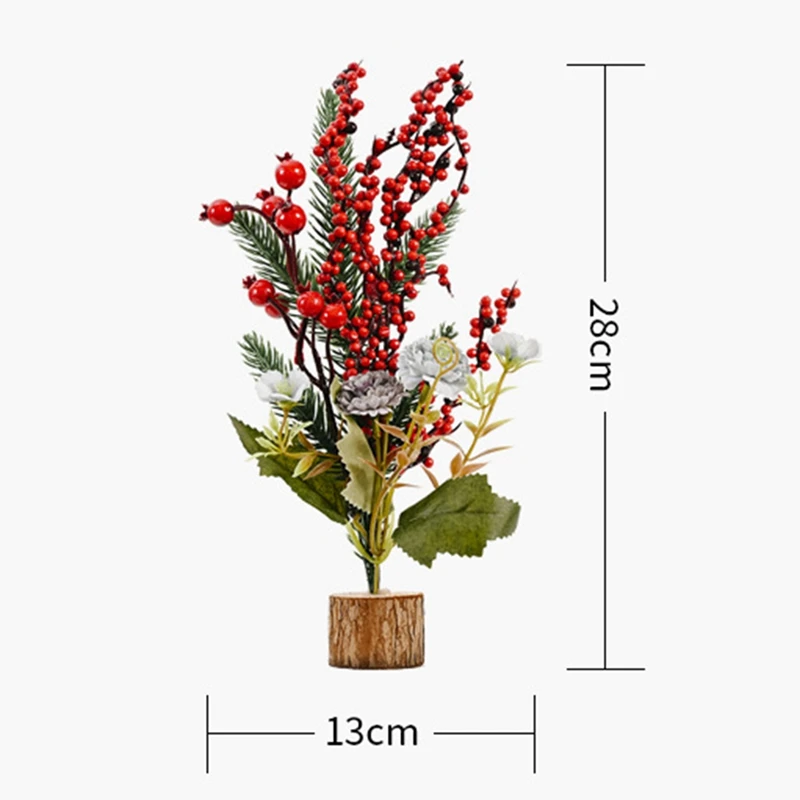 Рождественские украшения Мини Рождественская елка настольное украшение из