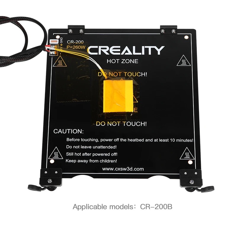 

CREALITY 3D официальная фотовспышка в комплекте запасная алюминиевая плита с подогревом для 3D принтера