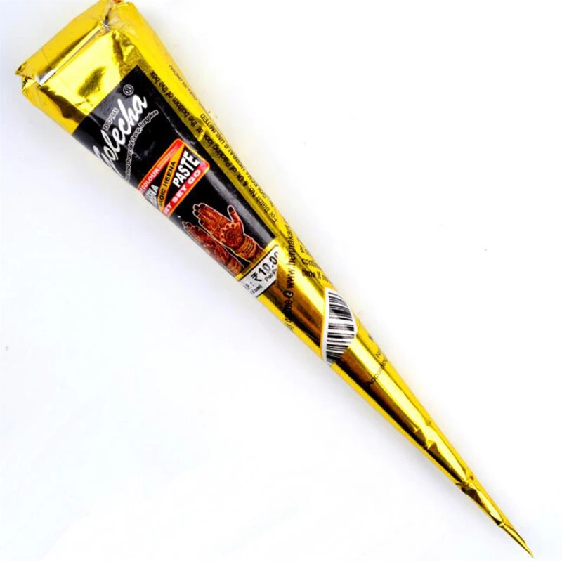 Конусы хны индийская хна черная коричневая красная белая конусы для Временной