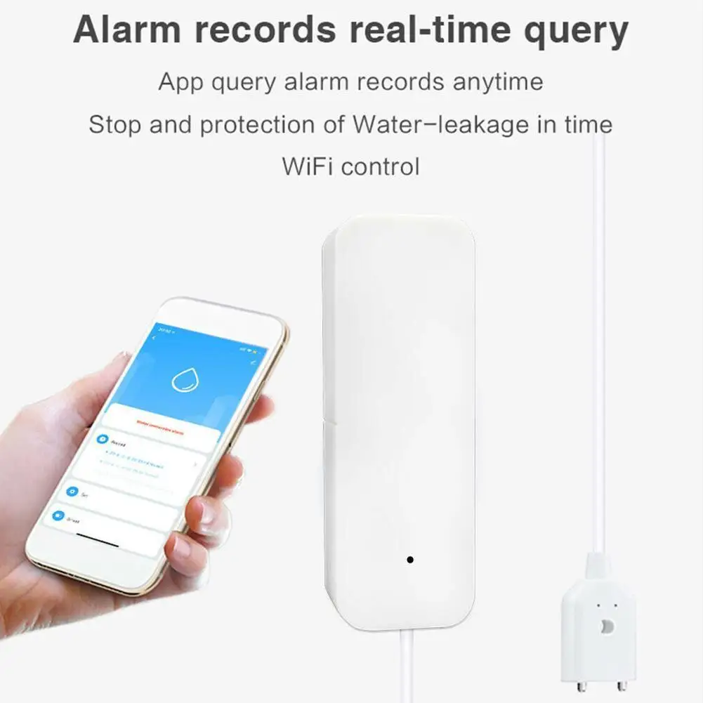 

Датчик утечки воды U9X6, Wi-Fi сенсор для умного дома с дистанционным управлением через Google