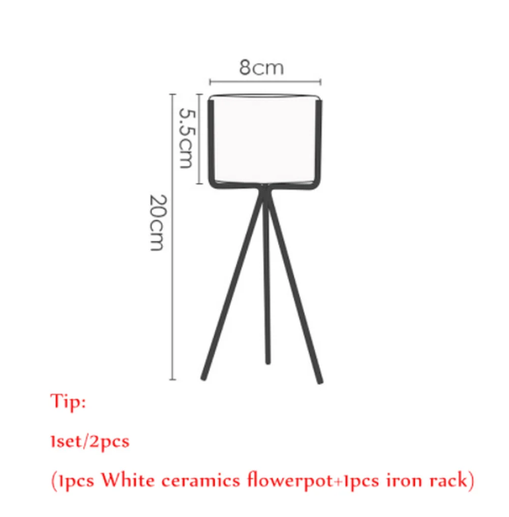 Керамическая железная ваза в скандинавском стиле минимализм вазы декоративные