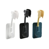 3 sets of adjustable shower head bracket for bathroom free punching and seamless paste shower head base bracket