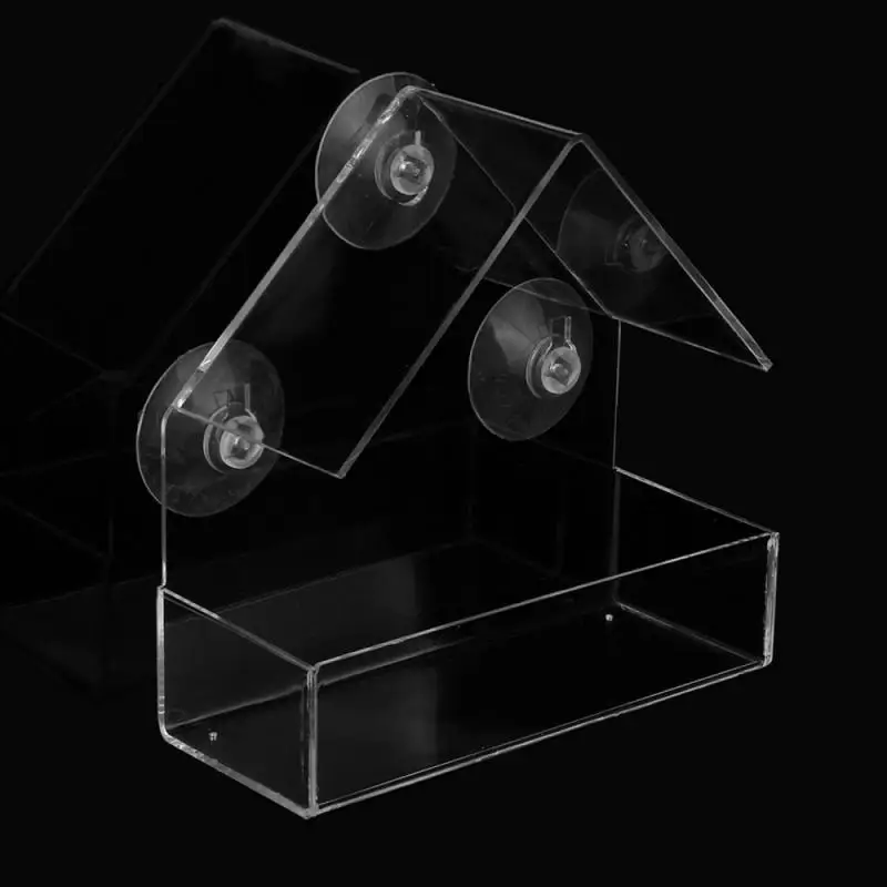 

Transparent Window Viewing Bird Feeder Suction Cup Hanging Bird Feeder Yard Garden Bird Nests Pet Bird Birdhouses Food Container