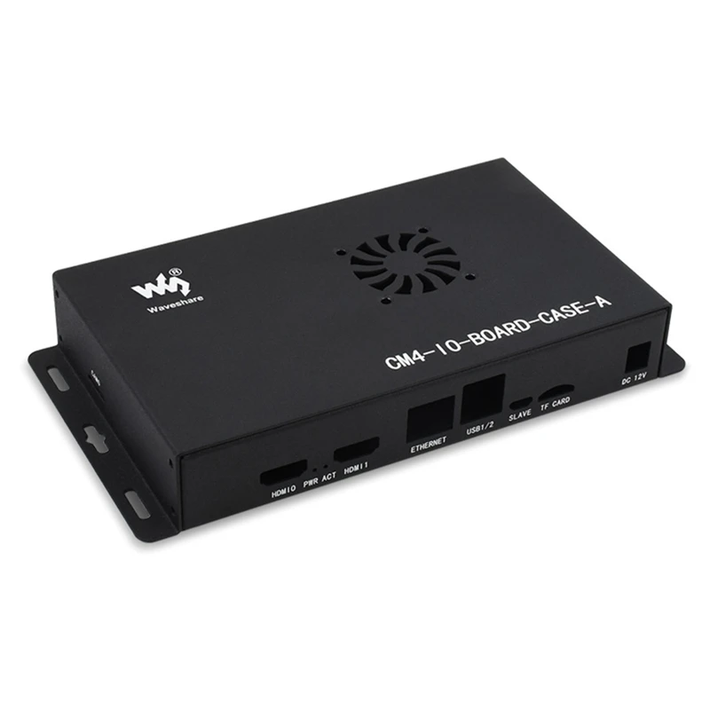 

Waveshare Metal Box (A) Designed For Raspberry Pi Compute Module 4 IO Board, Comes With Cooling Fan