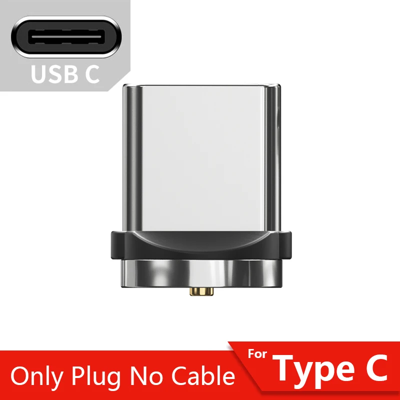 Only Type C Plug Essager 1/2 м Магнитный кабель Micro usb type C адаптер зарядное устройство Быстрая зарядка для iPhone 11 XR X Xiaomi Redmi Магнитный шнур для телефона - Цвет: Only Type C Plug