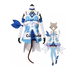 2019 Re:Life in a Different World from Zero Re:Zero Felix Argyle Cosplay costume with socks and ears and tail Halloween wig