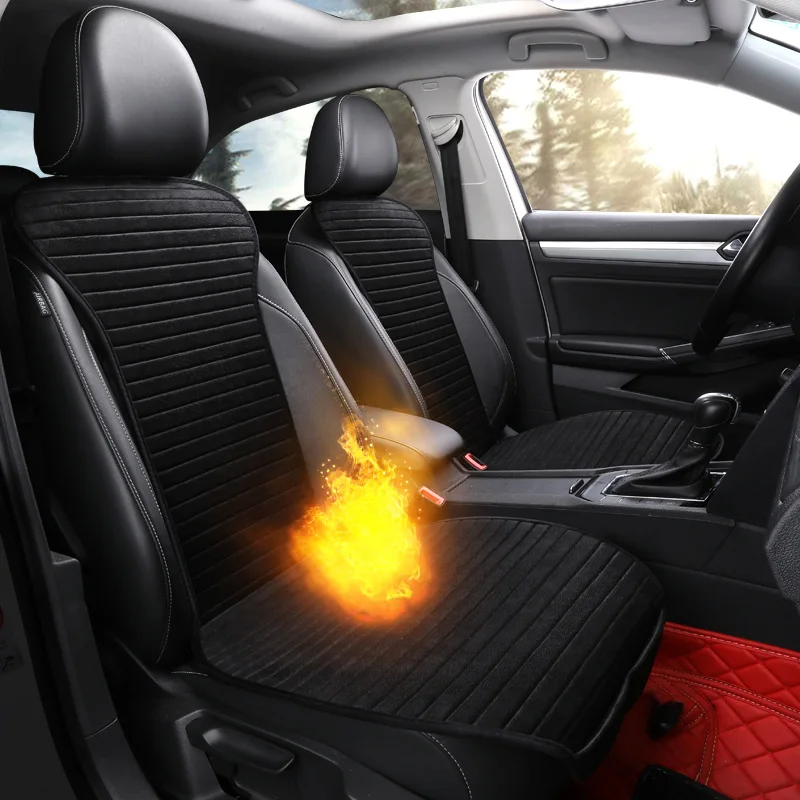 2020 car seat cover 4 season flocking cloth cushion non slide auto accessories universal keep warm winter for vw polo ru1 x40 free global shipping